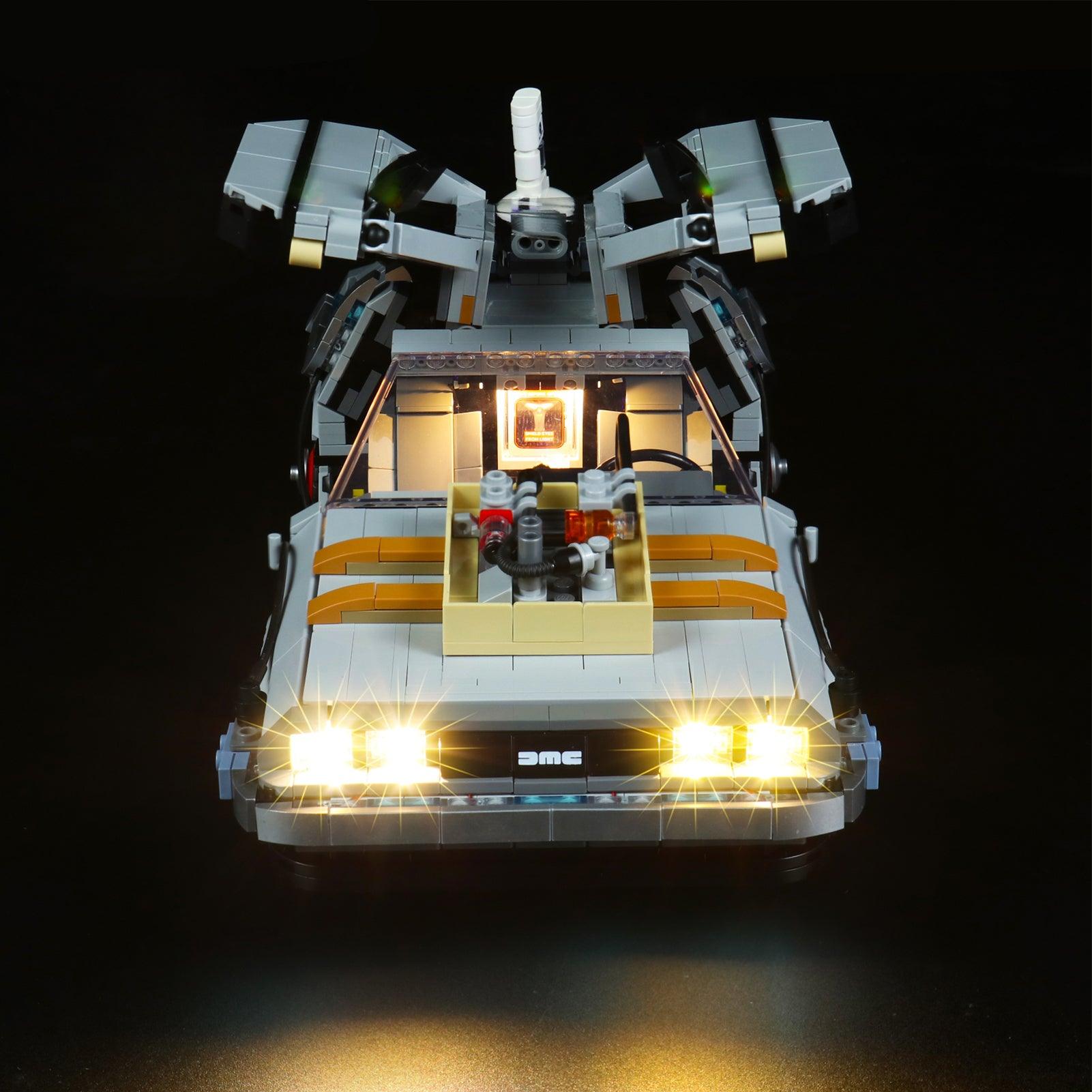 LEGO Technic Back to The Future 10300 Light Kit - Compatible with Official LEGO Sets - DIY Lighting for DeLorean Time Machine Model - Perfect for Display, Collectors, and Movie Fans