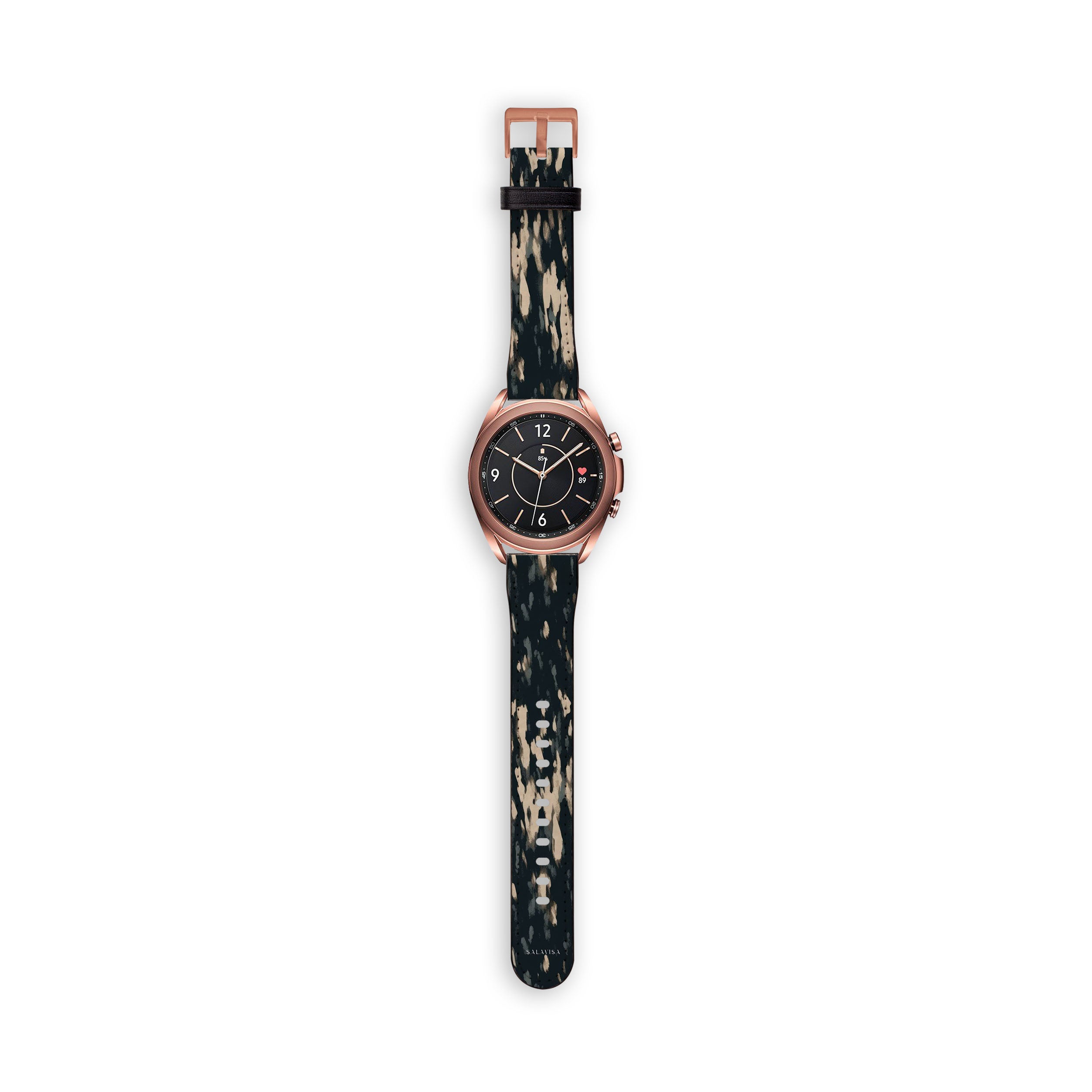 Premium Dark Texture Galaxy Watch Band - Stylish & Durable Replacement Strap for Samsung Galaxy Watches - Perfect for Workouts, Running & Everyday Wear