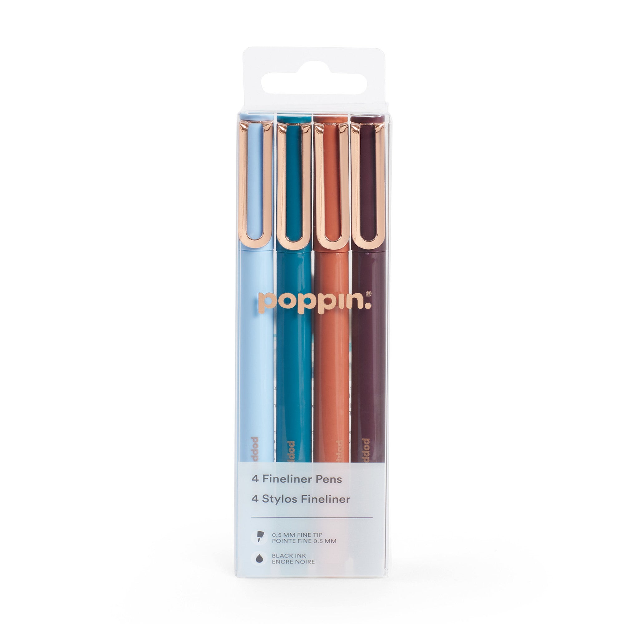 Premium Fineliner Pens Set of 4 - Fine Point Marker Pens for Drawing, Sketching & Note Taking - Perfect for Artists, Students & Office Use