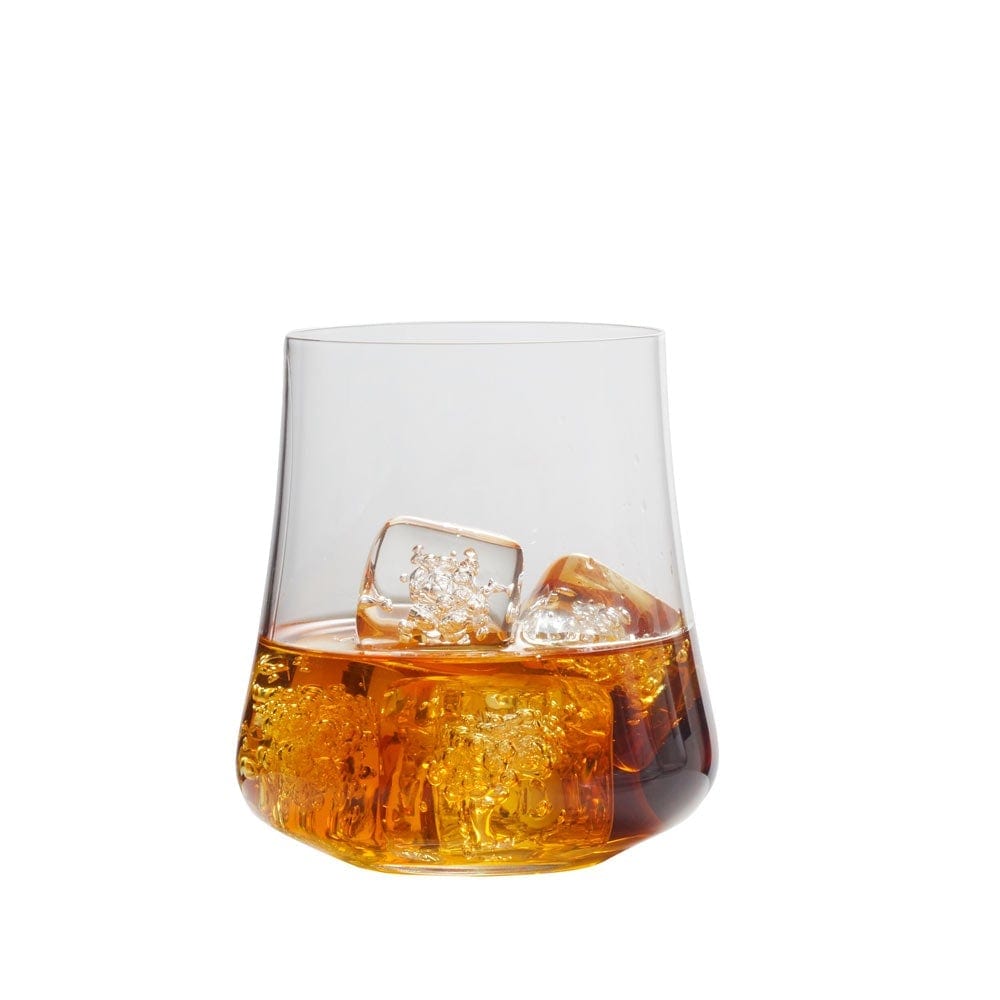 Premium Set of 4 Double Old Fashioned Whiskey Glasses - Heavy Base Cocktail Glasses for Bourbon, Scotch & Whiskey - Perfect for Home Bar, Gifts & Entertaining