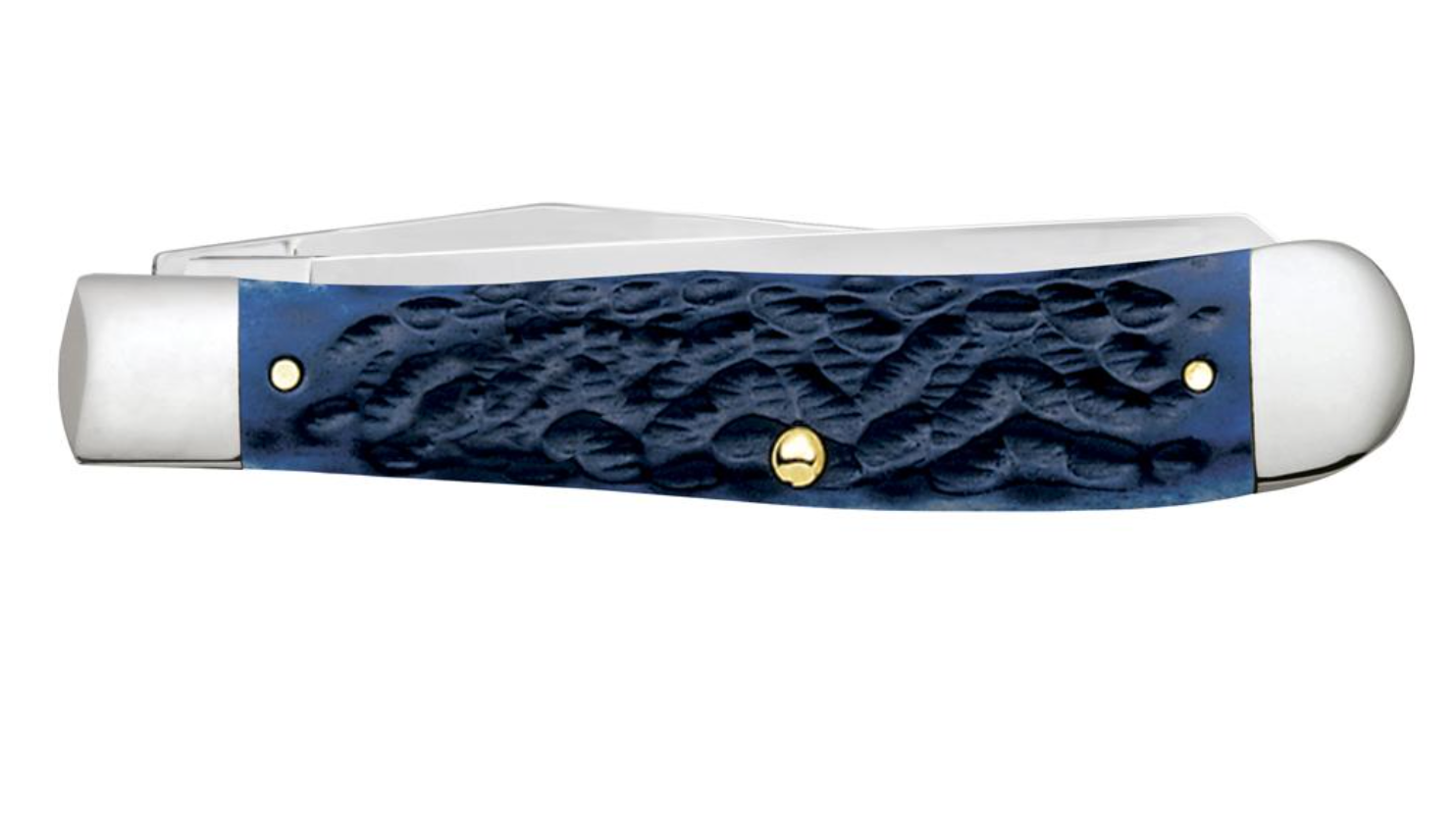 Masonic Gift Tin Standard Jig Blue Bone Trapper Pocket Knife (01058) - Perfect for Camping, Hunting & Outdoor Adventures