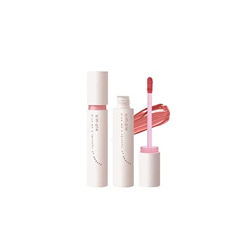 Long Lasting Glossy Lipstick - Non Fading, Non Stick for Daily Wear & Korean Makeup