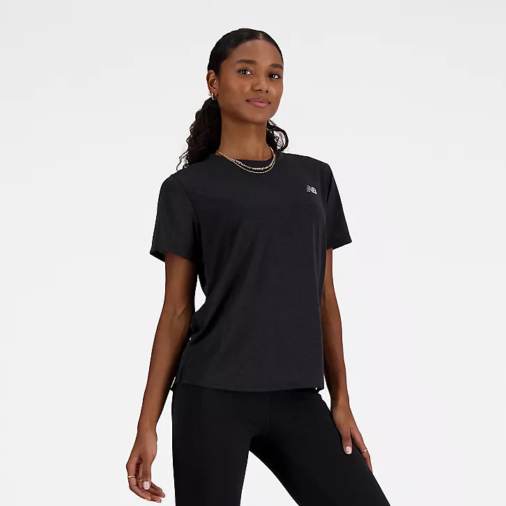 Women's New Balance Running T-Shirt - Lightweight, Breathable & Moisture-Wicking Workout Top for Jogging, Gym & Outdoor Sports