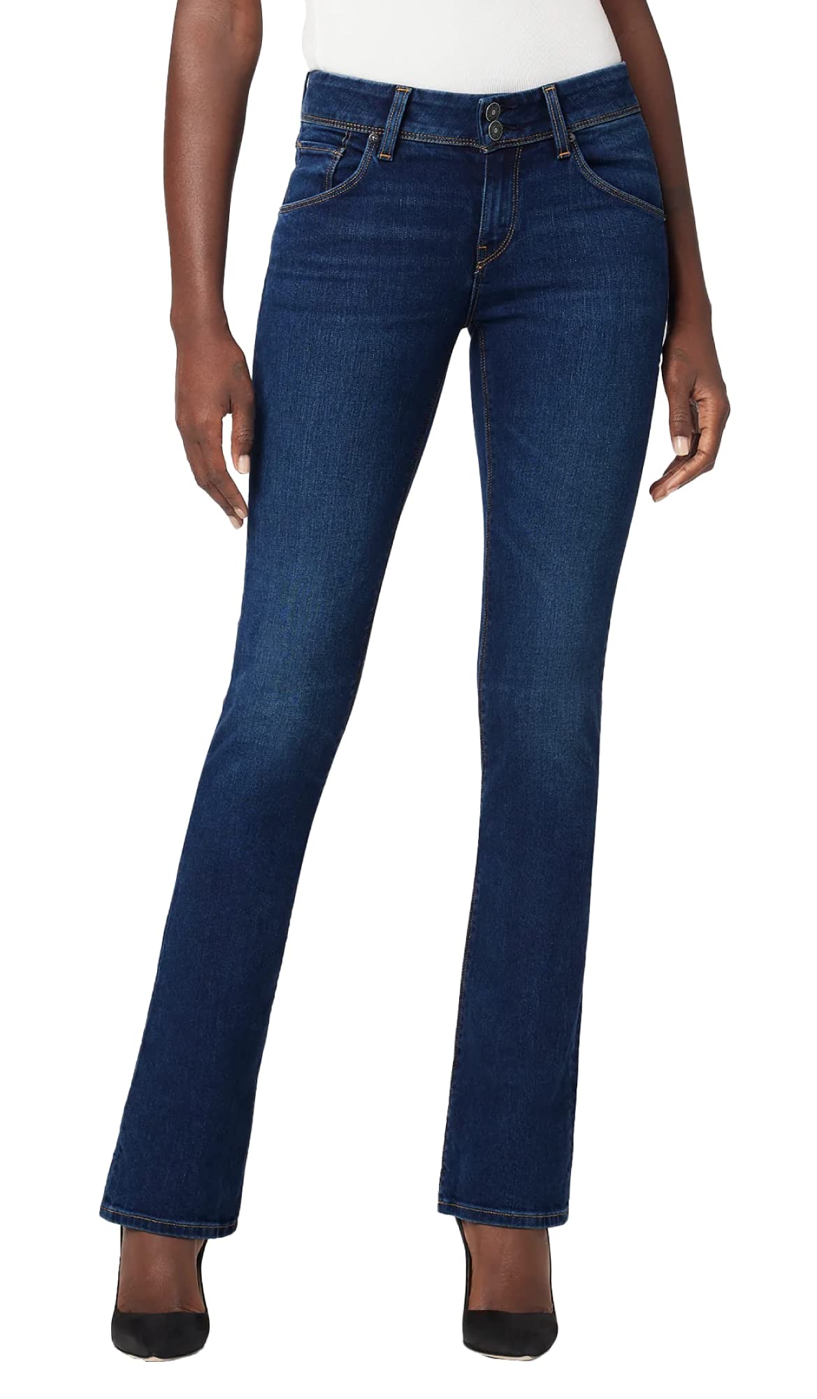 HUDSON Women's The Petite Jeans - Slim Fit High Waist Ankle Skinny Denim Pants for Women | Perfect for Work, Date Night & Casual Outfits