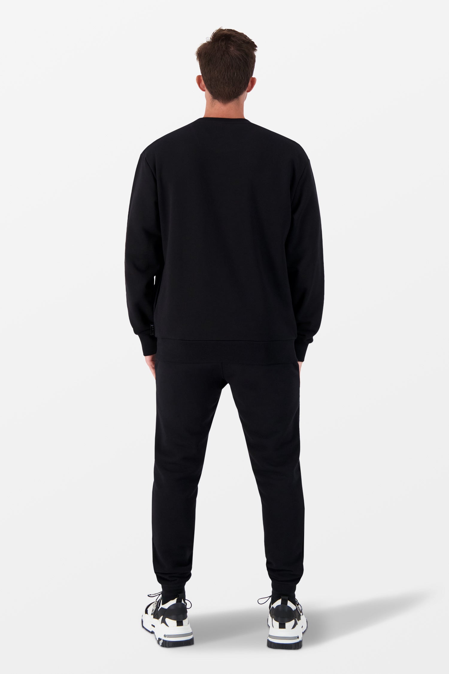 Philipp Plein Long Sleeve Hexagon Print Sweatshirt for Men - Stylish Casual Wear for Street Fashion & Everyday Outfits