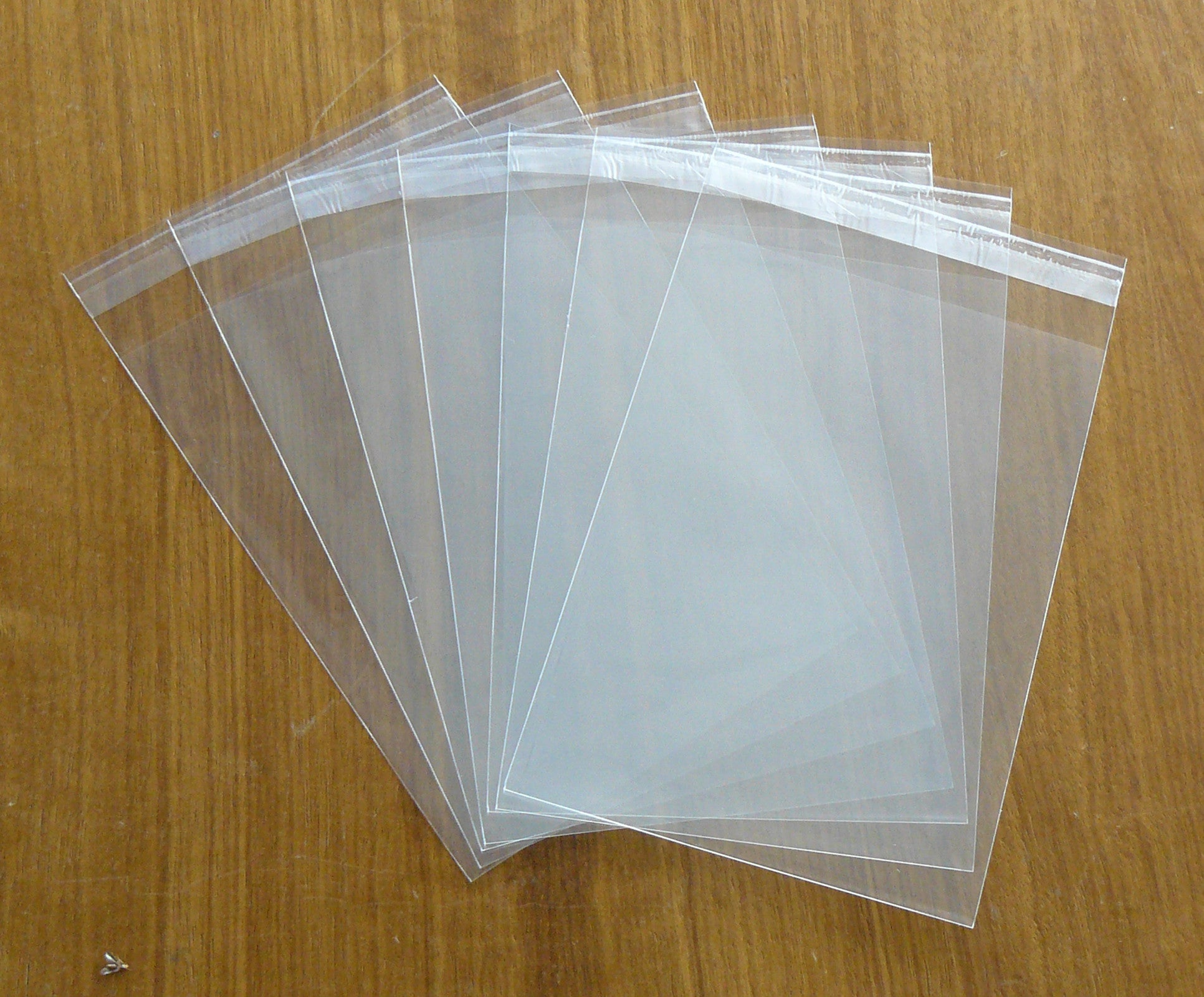 35 Micron Self Adhesive Bags - Resealable Plastic Storage Bags for Food, Crafts, and Organizing | Perfect for Kitchen, Office, and Travel Use