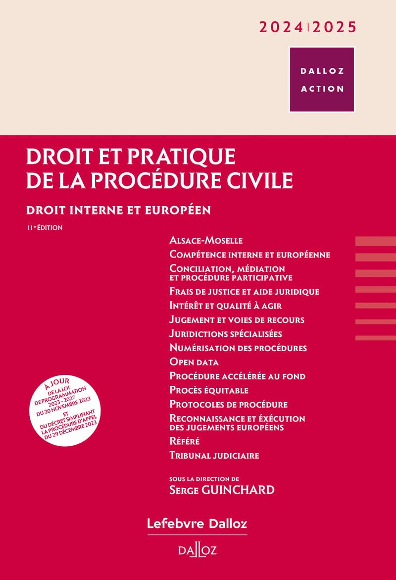 Civil Procedure Law and Practice 2024/2025 - National and European Law | Legal Reference for Law Students and Professionals