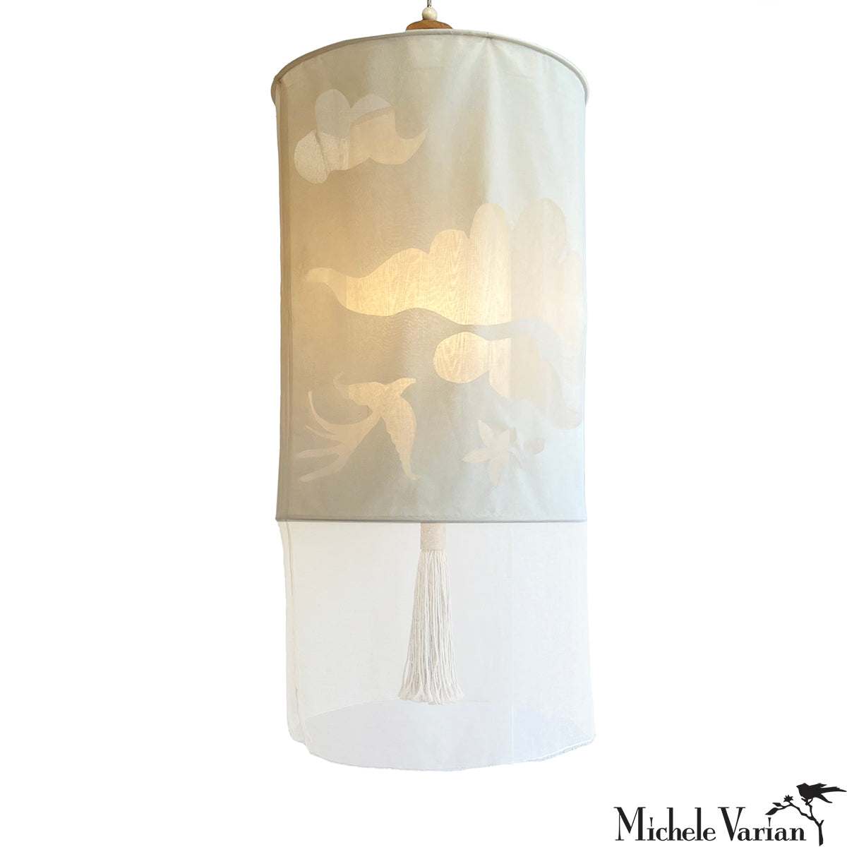 Vintage Bird Cutout Drum Pendant Light - Handcrafted Metal Ceiling Fixture for Dining Room, Bedroom & Living Room Decor | Farmhouse & Boho Chic Lighting
