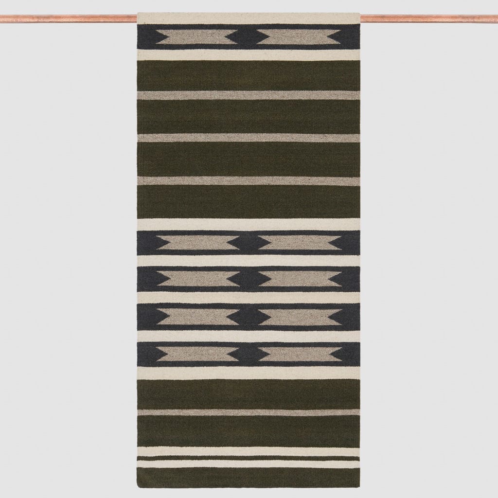 Handwoven Accent Rug - Boho Chic Decorative Throw Rug for Living Room, Bedroom & Nursery - Soft Woven Cotton Floor Mat for Home Decor