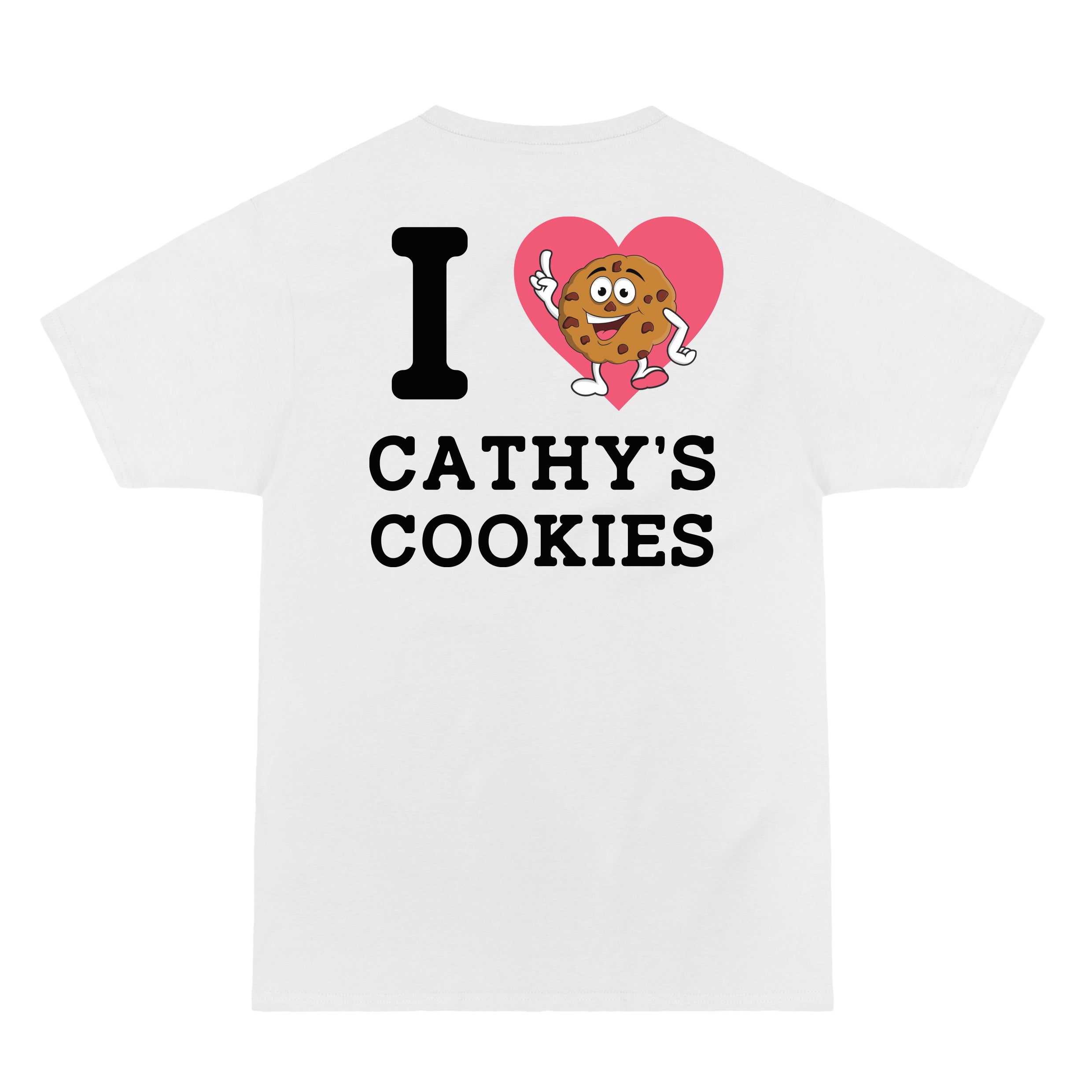 I Heart Cathy's Cookies Premium T-Shirt - Soft Cotton Tee for Baking Lovers & Cookie Enthusiasts - Perfect for Casual Wear, Gift Giving & Cookie-Themed Events