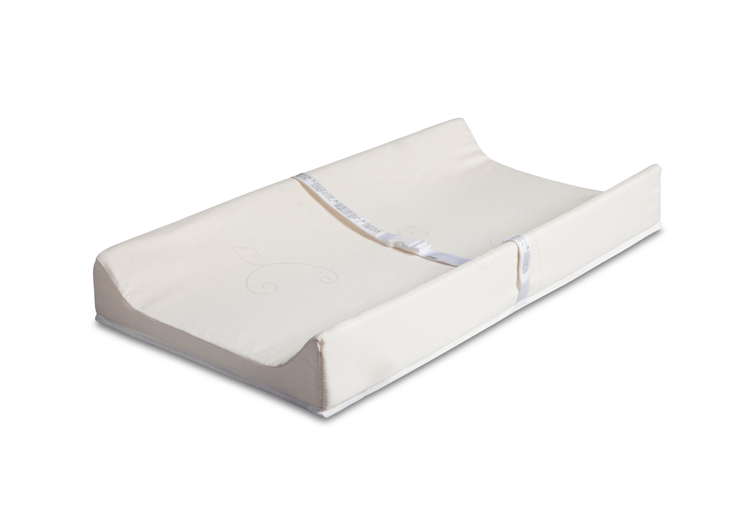 BeautySleep Organic Contoured Changing Pad for Babies - Waterproof & Hypoallergenic Baby Changing Mat for Nursery, Travel & Diaper Bag Essentials