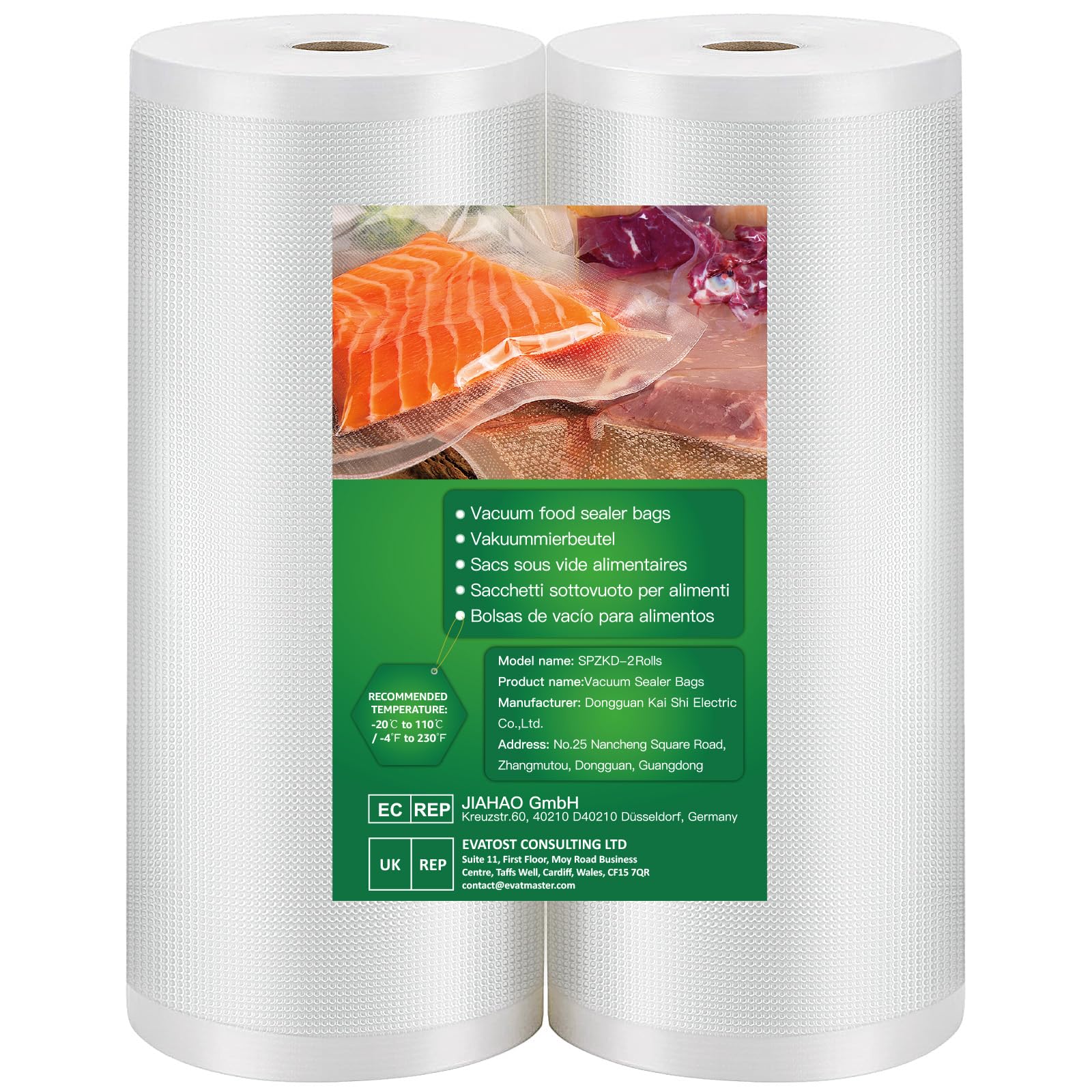 **BoxLegend Vacuum Sealer Bags – 2 Rolls (11