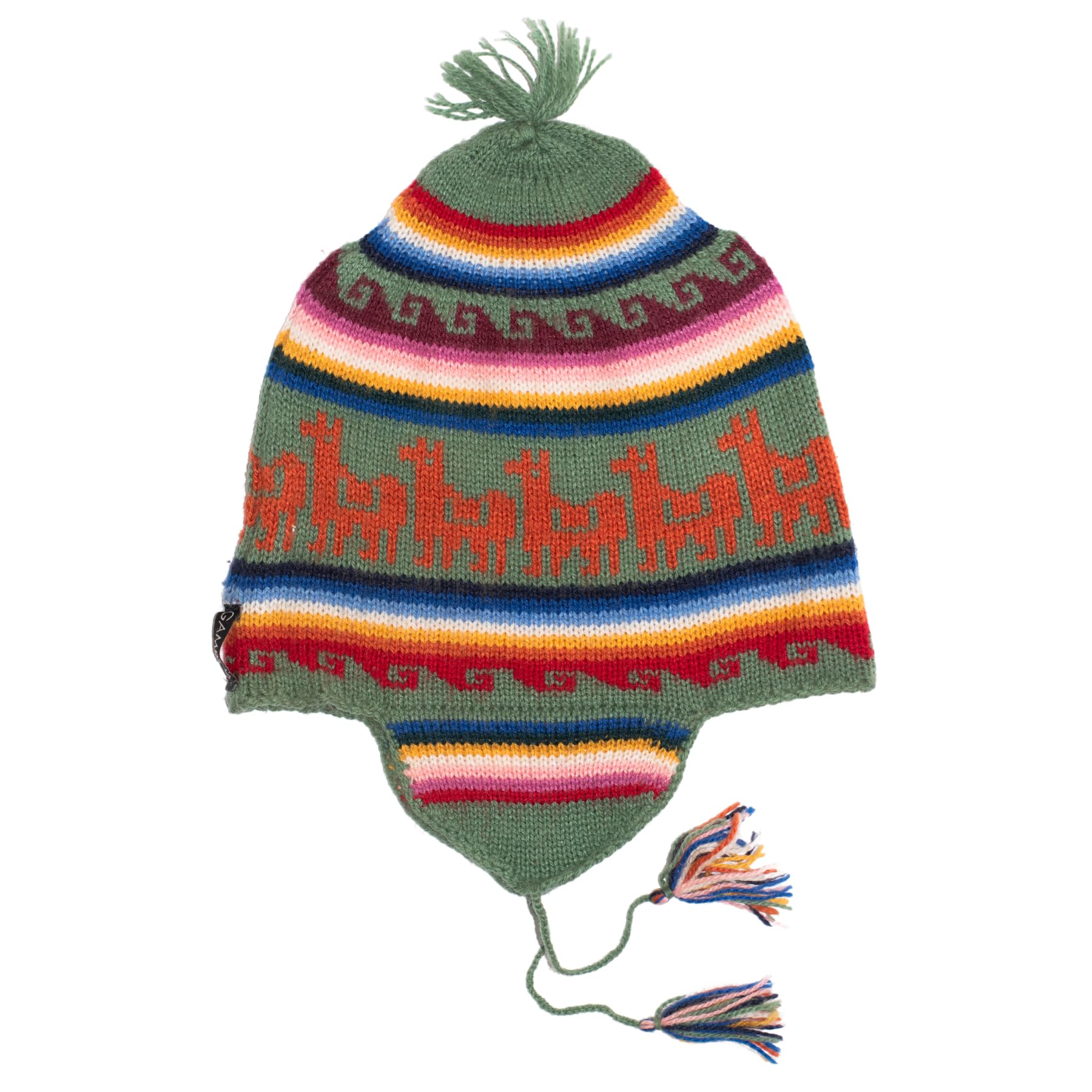 Premium Alpaca Wool Beanie Hat for Men & Women - Warm Winter Hat with Ear Flaps - Soft Peruvian Knit Cap for Cold Weather - Perfect for Skiing, Snowboarding & Outdoor Activities