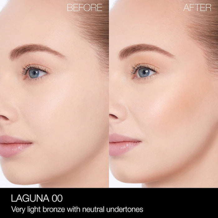 NARS Laguna Talc-Free Bronzer - Natural Sun-Kissed Glow for All Skin Tones | Perfect for Contouring, Highlighting & Everyday Makeup Looks