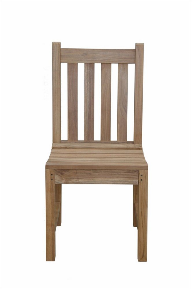 Anderson Teak Outdoor Dining Chair - Weather-Resistant Patio & Garden Furniture for Backyard, Poolside & Restaurant Use