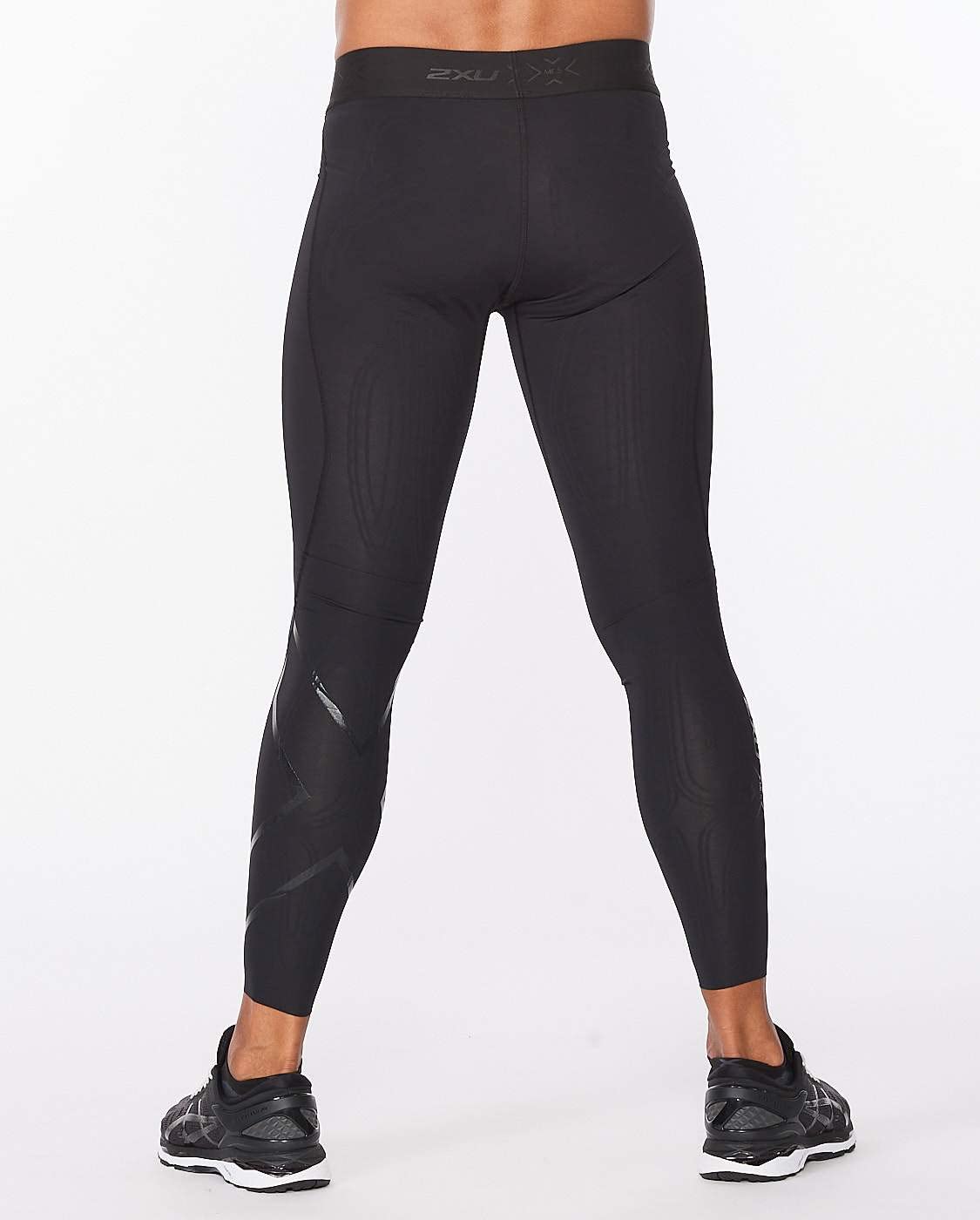 2XU Men's Force Compression Tights - High Performance Workout Leggings for Running, Cycling & Gym Training - Reduce Muscle Fatigue & Improve Recovery