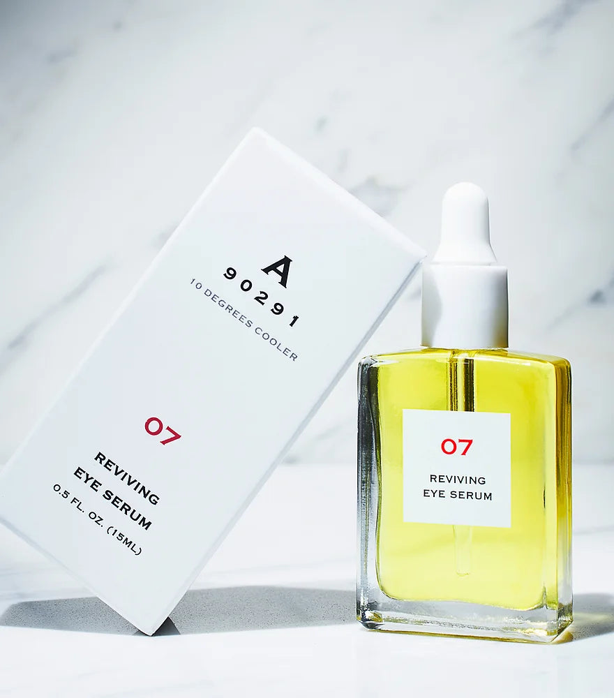 07 Reviving Eye Serum for Dark Circles & Wrinkles - Anti-Aging Eye Treatment for Puffiness & Fine Lines - Perfect for Nighttime Skincare Routine & Daily Use