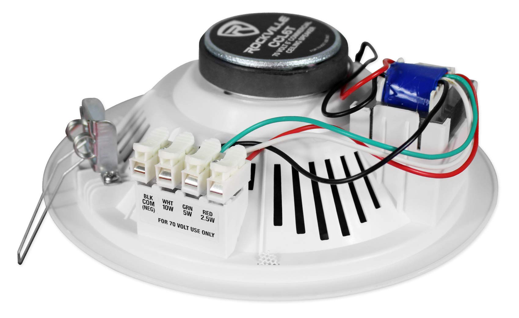 Rockville CCL6T White 70V 6