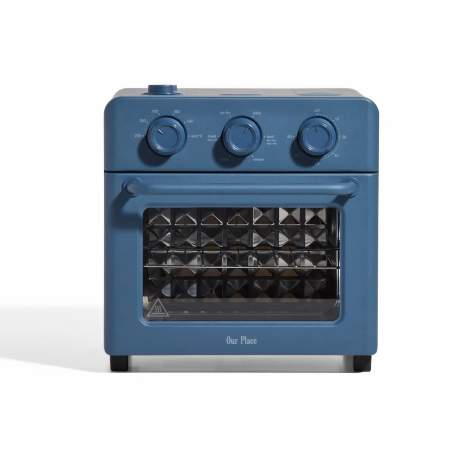 Our Place Wonder Oven - 6-in-1 Air Fryer Toaster Oven with Steam Infusion | Compact Countertop Convection Oven for Fast Preheating | Multifunctional Kitchen Appliance for Air Frying, Baking, Roasting, Toasting, Reheating & Broiling | Blue Salt | Perfect for Small Kitchens, Apartments & Quick Meals