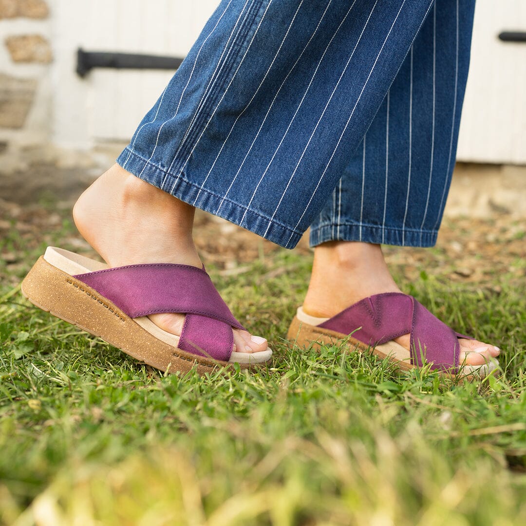 Dansko Bridget Honey Plum Women's Comfort Shoes - Perfect for Work, Nursing & Everyday Wear