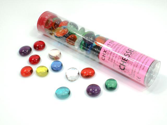 Premium Translucent Gaming Stones Set - 10-Piece Assorted Colors for Tabletop RPGs, Board Games & Strategy Play - Enhance Your Game Night Experience
