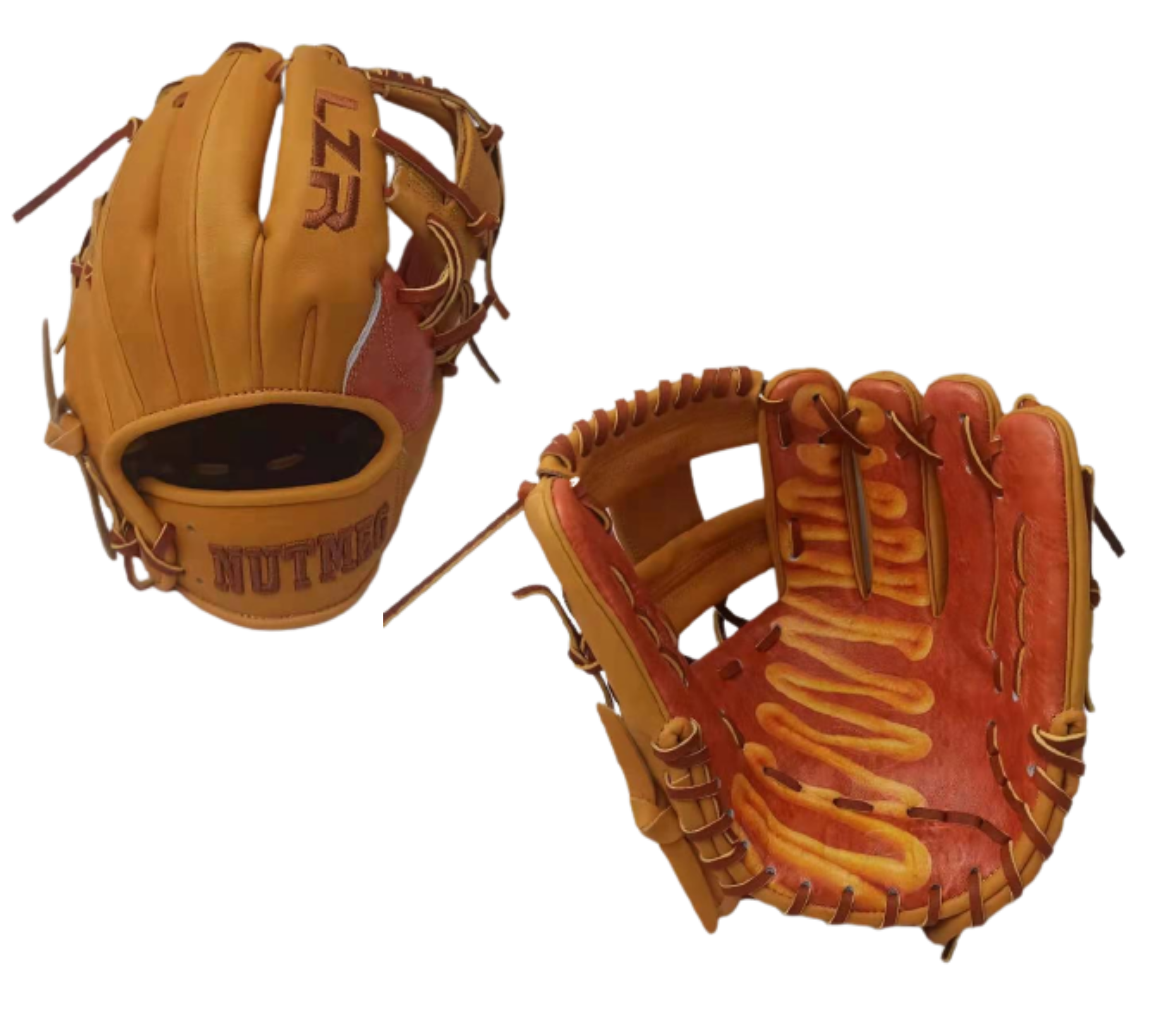 Nutmeg Sporting Goods Hot Dog Glove - Premium Baseball & Softball Training Glove for Kids & Adults - Perfect for Backyard Practice, Games & BBQ Parties