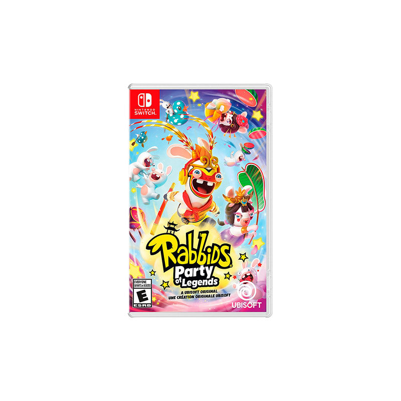 Rabbids Party of Legends Game for Nintendo Switch - US Version | Fun Multiplayer Party Game for Family & Friends Game Nights