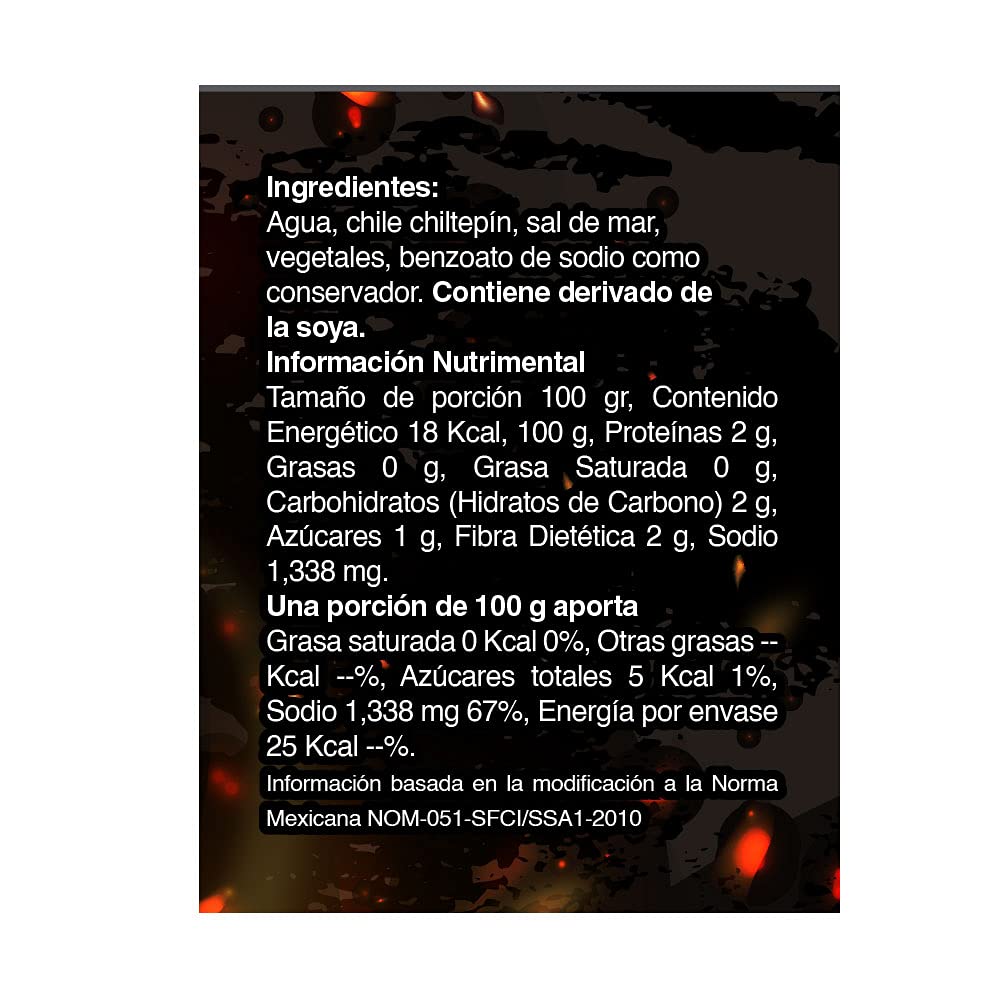 Chiltepín Aguachilera Hot Sauce 190ml (6.42 Fl Oz) - Pack of 12 | Authentic Mexican Spicy Sauce for Seafood, Tacos, Snacks & More | Fresh Harvest | Perfect for Cooking, Grilling & Party Dips
