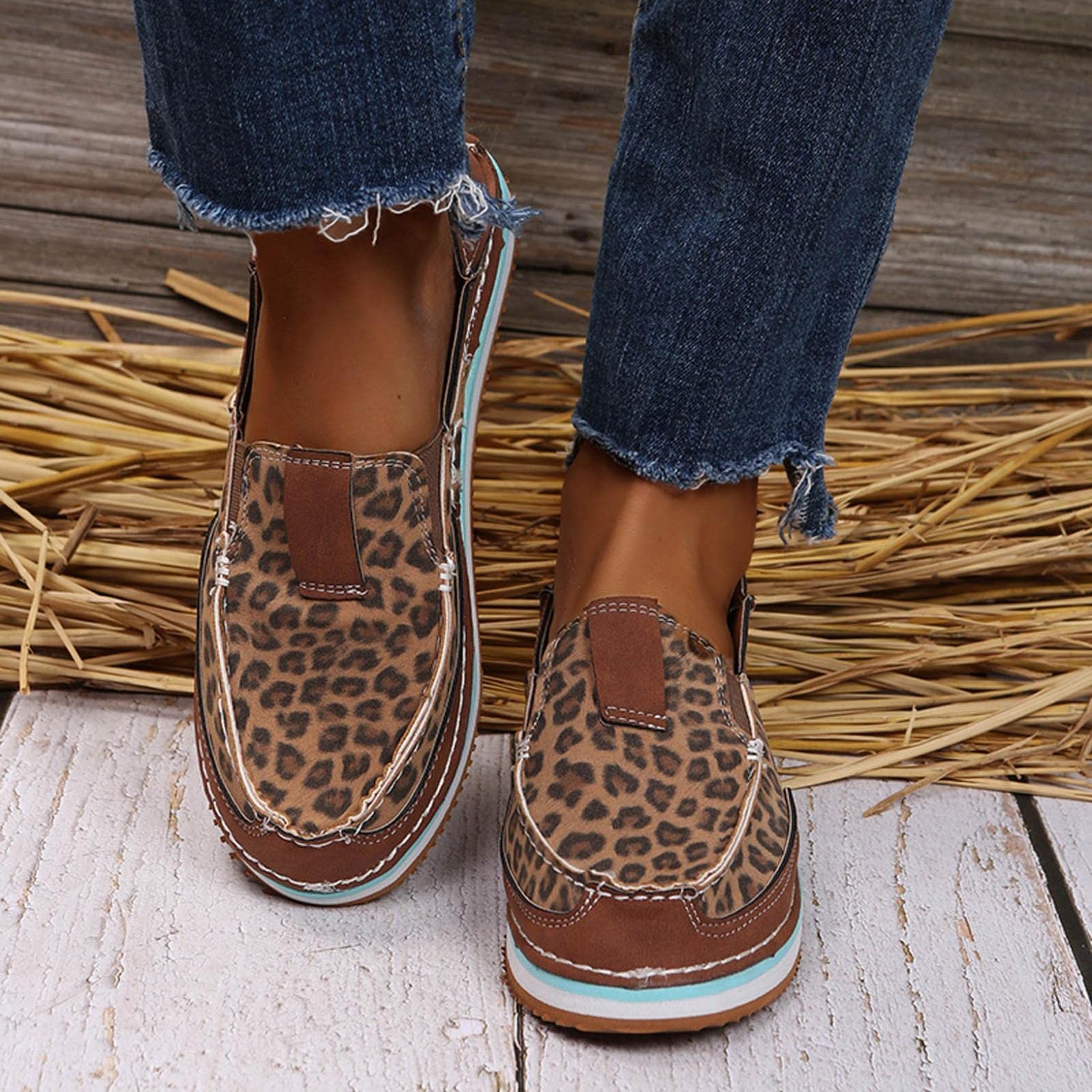Women's Platform Sneakers - Breathable Slip-On Casual Shoes for Summer Walking & Sports | Fashion Sneakers for Daily Wear, Gym, and Outdoor Activities