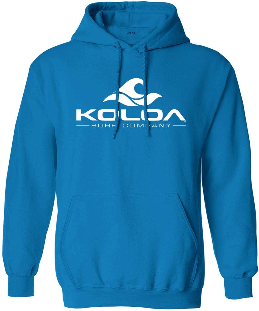 Koloa Surf Graphic Logo Hoodies for Men & Women - Soft Cotton Hooded Sweatshirts S-5XL - Casual Streetwear for Surfing, Beach & Everyday Comfort