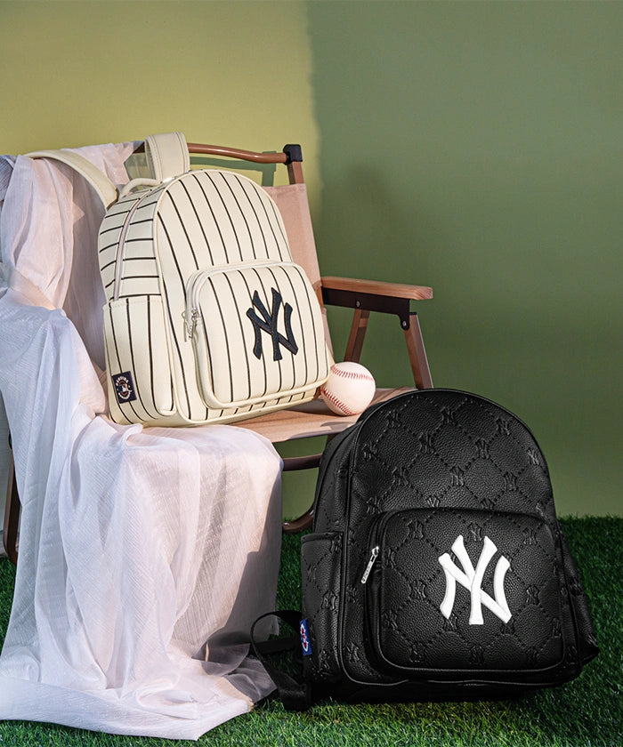 MLB New York Yankees Backpack for Men & Women - Official Licensed Yankees Baseball Bag for School, Travel & Sports Fans