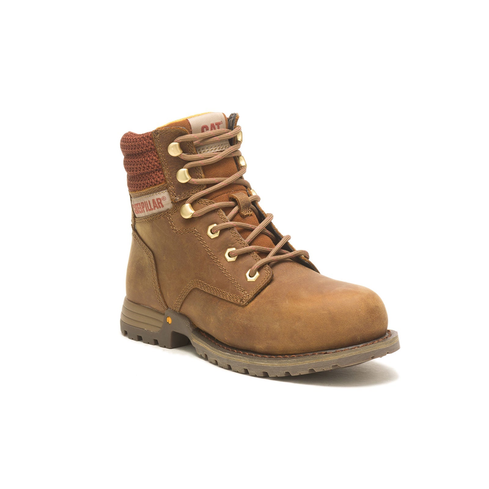 Paisley 6 Inch Women's Steel Toe Work Boots - Brown Safety Shoes for Construction, Warehouse & Outdoor Work