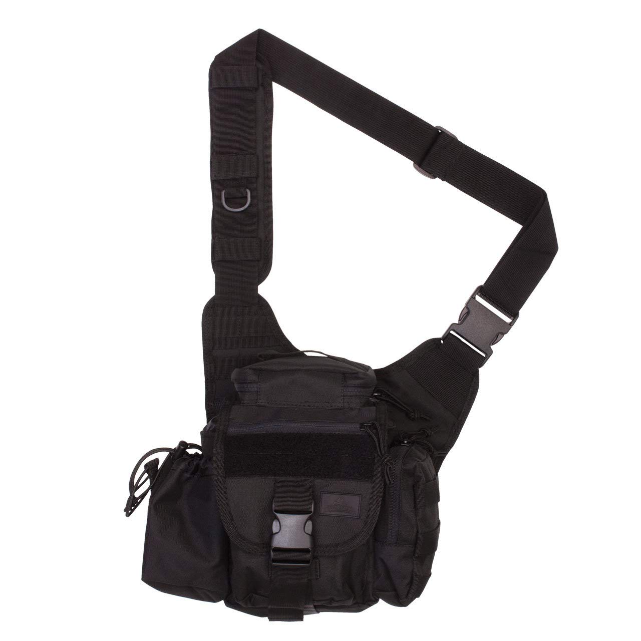 Red Rock Outdoor Gear Hipster Sling Bag - Lightweight Crossbody Chest Pack for Hiking, Travel & Everyday Use | Water-Resistant & Adjustable Strap | Perfect for Men & Women
