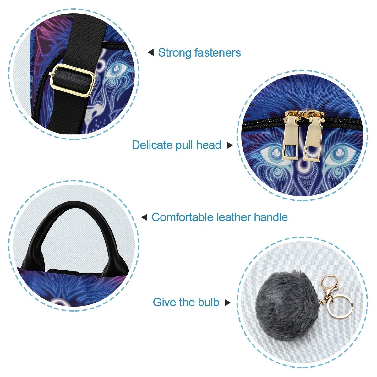 ALAZA Leo Zodiac Sign Backpack - Stylish & Durable for Daily Use, Shopping & Travel - Perfect for School, Work & Outdoor Adventures