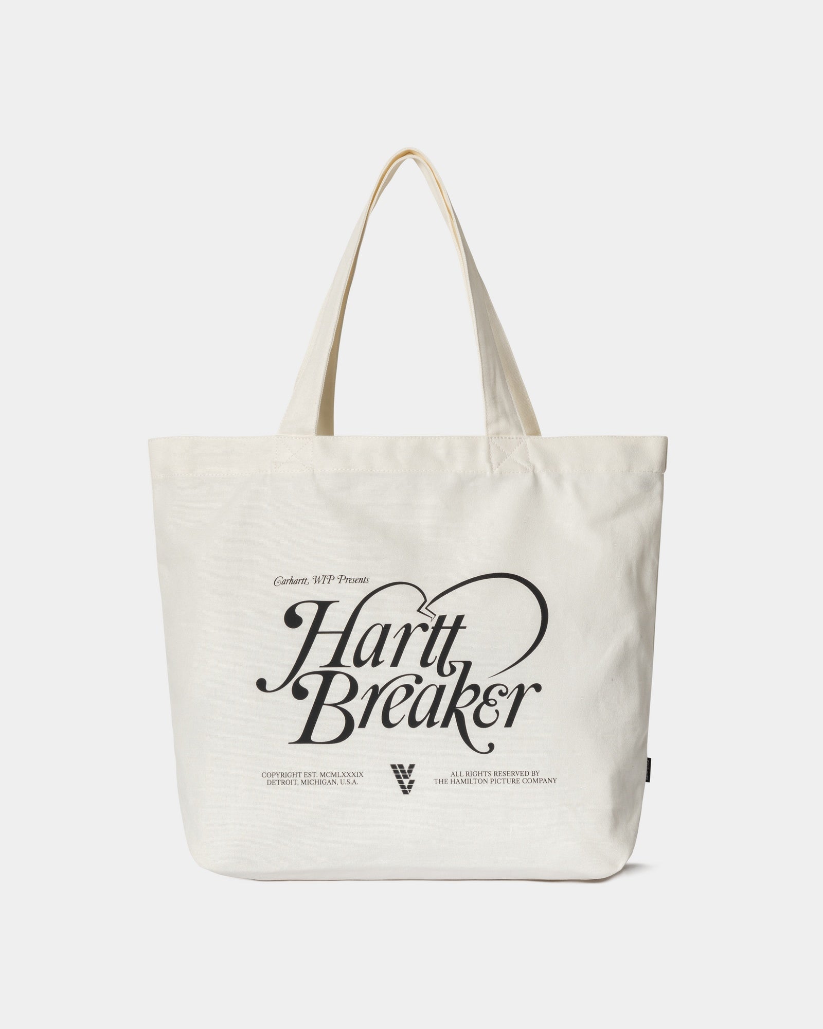 Large Canvas Graphic Tote Bag with Wax Hartbreaker Print - Stylish Eco-Friendly Shopping & Beach Tote for Women
