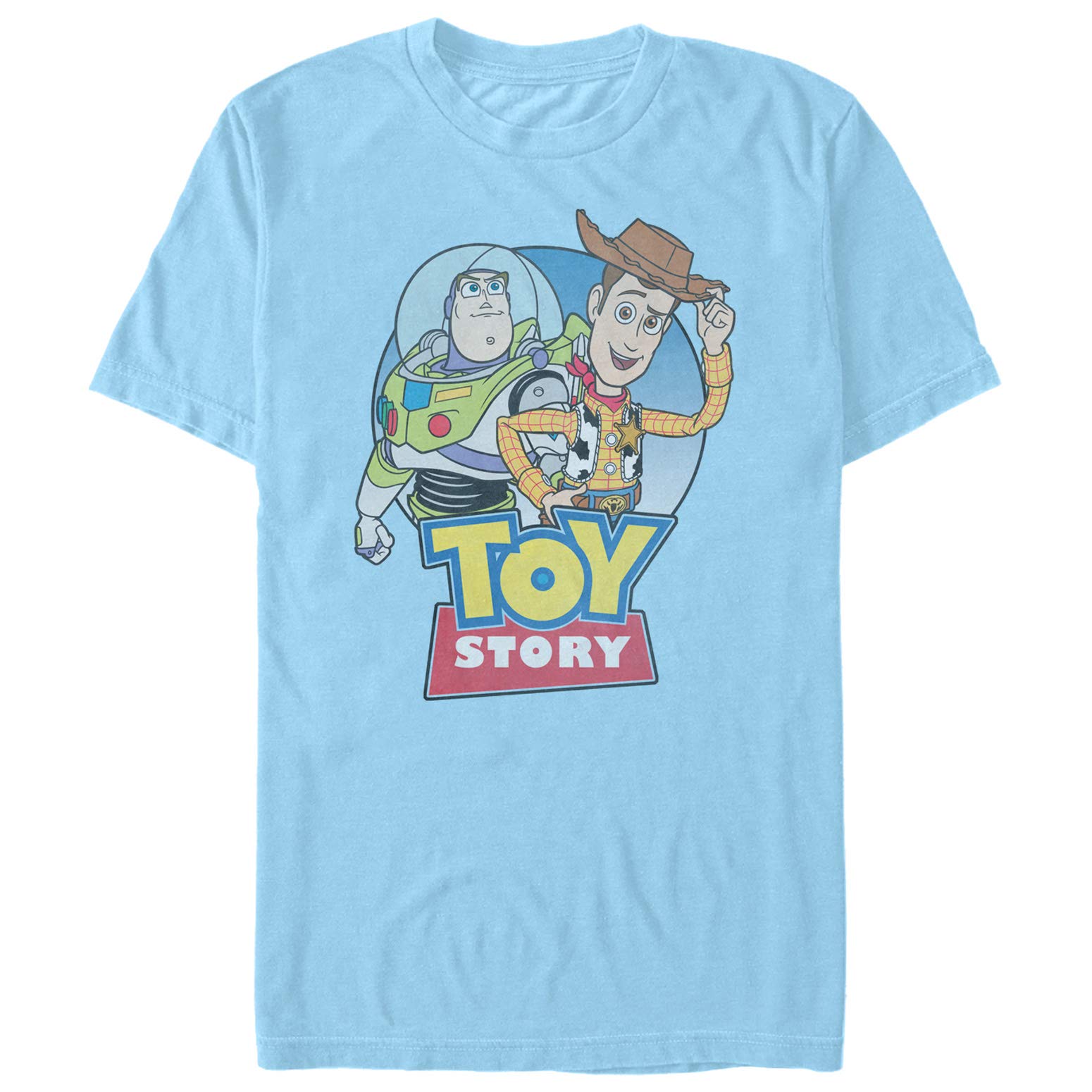 Men's Toy Story Graphic Logo T-Shirt - Soft Cotton Tee for Casual Wear, Disney Pixar Fan Gift, Movie Merchandise - Perfect for Parties, Cosplay & Everyday Outfits