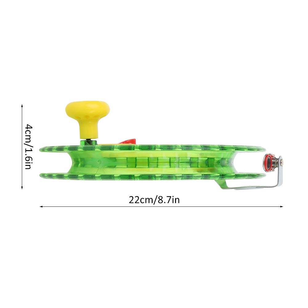Dilwe ABS Multifunction Fishing Reel - Saltwater Fly Fishing Line Spooling Wheel Accessory for Surf, Pier & Deep Sea Fishing | Durable Hand Wire Wrapping Tool for Anglers