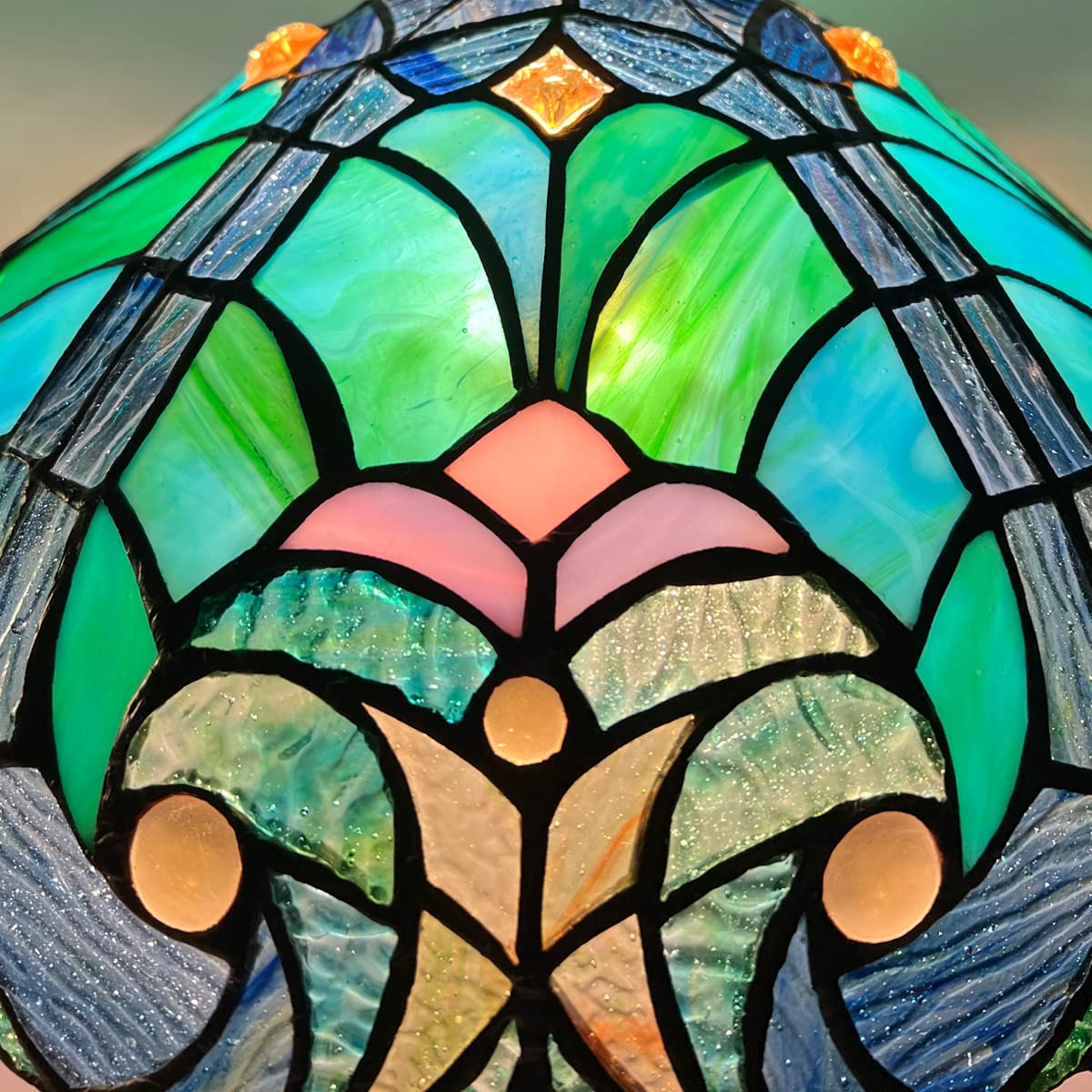 Tiffany Style Pool Table Chandelier - 3-Light Stained Glass Pendant Lighting Fixture for Dining Room, Kitchen Island, Game Room & Bar Decor | Perfect for Billiards, Entertainment Areas & Home Improvement