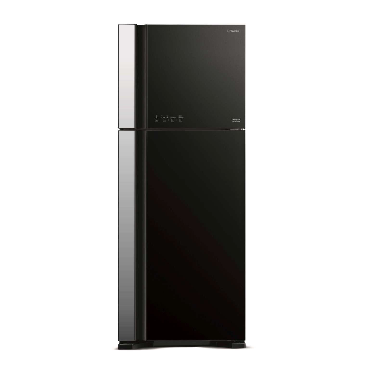 Hitachi 438L 2-Door Refrigerator RVG560P7MSGBK - Energy Efficient Fridge for Home, Kitchen & RV Use