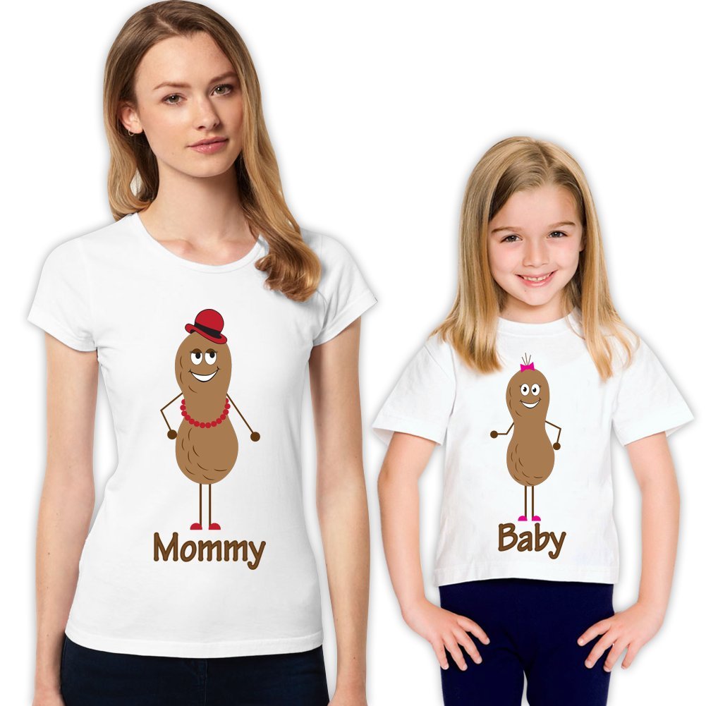 Mommy and Baby Matching T-Shirts for Mother and Daughter | Cute Family Outfits for Holidays, Photos & Special Occasions
