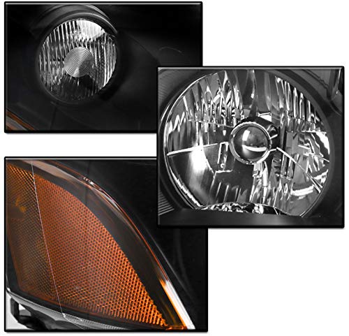 2003-2005 Honda Pilot Replacement Headlights - Black Housing with 6.25