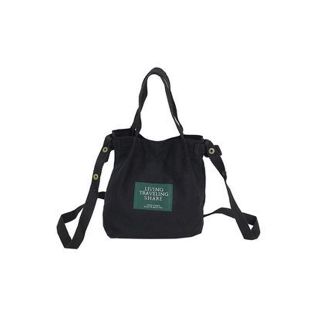 Lightweight Canvas Crossbody Bag for Women - Medium Size Travel Handbag, Casual Purse & Shoulder Bucket Bag | Perfect for Daily Commute, Shopping & Weekend Getaways