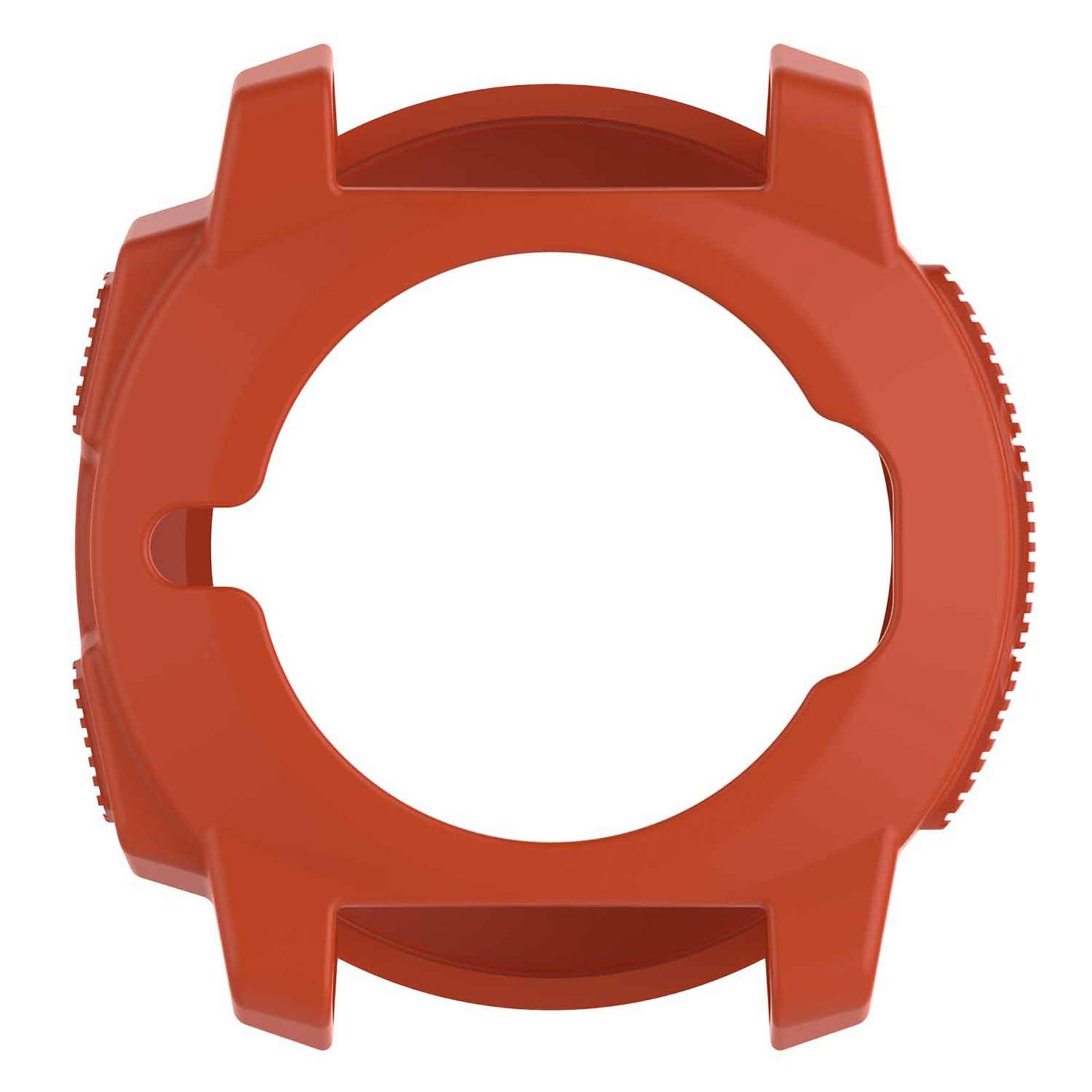 Silicone Protective Case Cover for Garmin Instinct Smart Watch - Durable Shockproof Shell (Orange) - Perfect for Outdoor Sports, Running, Hiking & Daily Use