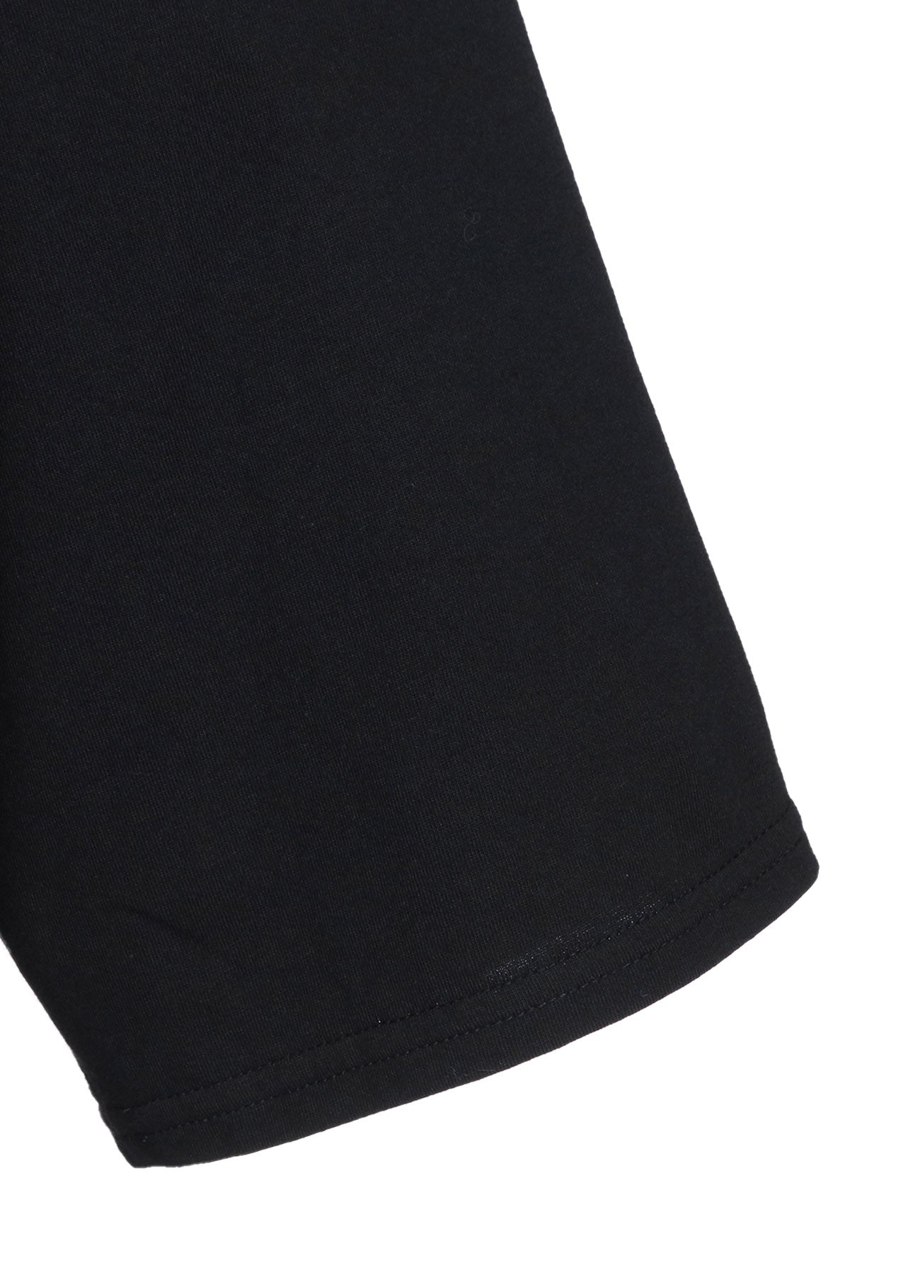 Soft Cotton Jersey Vertically Grafted T-Shirt with Side Slit Hem - Casual Streetwear & Layering Essential for Men & Women