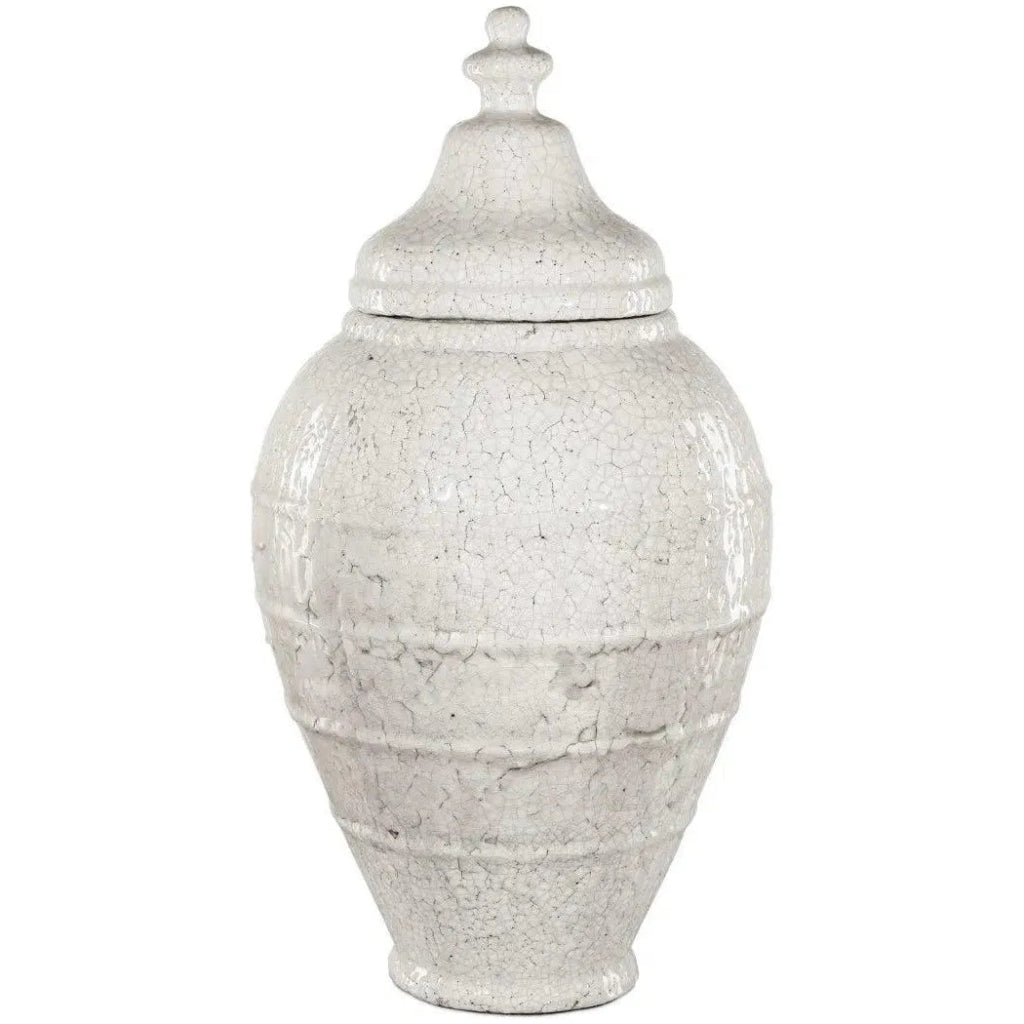 28.75 Inch Large Terracotta White Planter Pot - Handcrafted Clay Flower Pot for Indoor Plants, Outdoor Garden Decor, Patio & Balcony Decorations