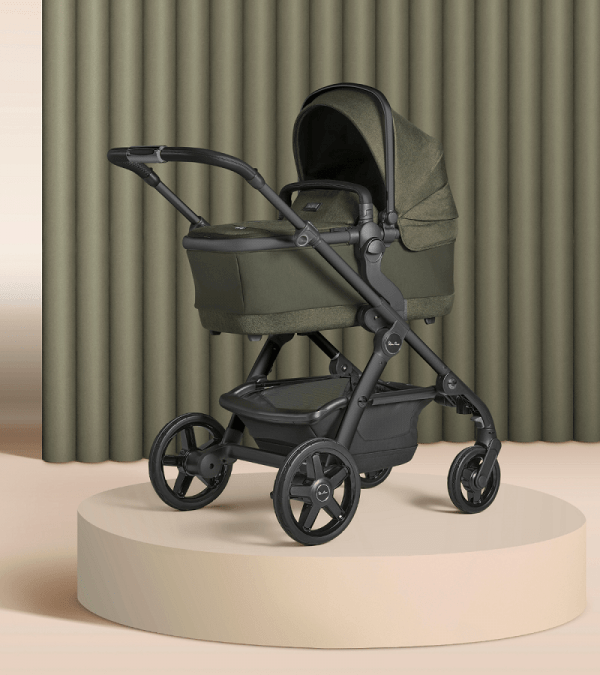 Silver Cross Wave 2022 Luxury Double Stroller for Twins - Lightweight Compact Foldable Design Perfect for Travel, Shopping & Daily Use