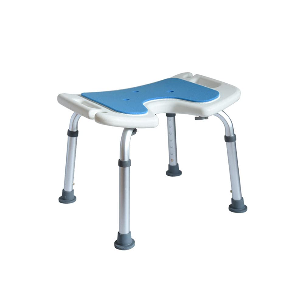 Adjustable Shower Seat for Elderly - Non-Slip U-Shaped Bath Stool with Safety Backrest | Portable Shower Chair for Seniors & Disabled | Perfect for Bathroom Safety & Assisted Living