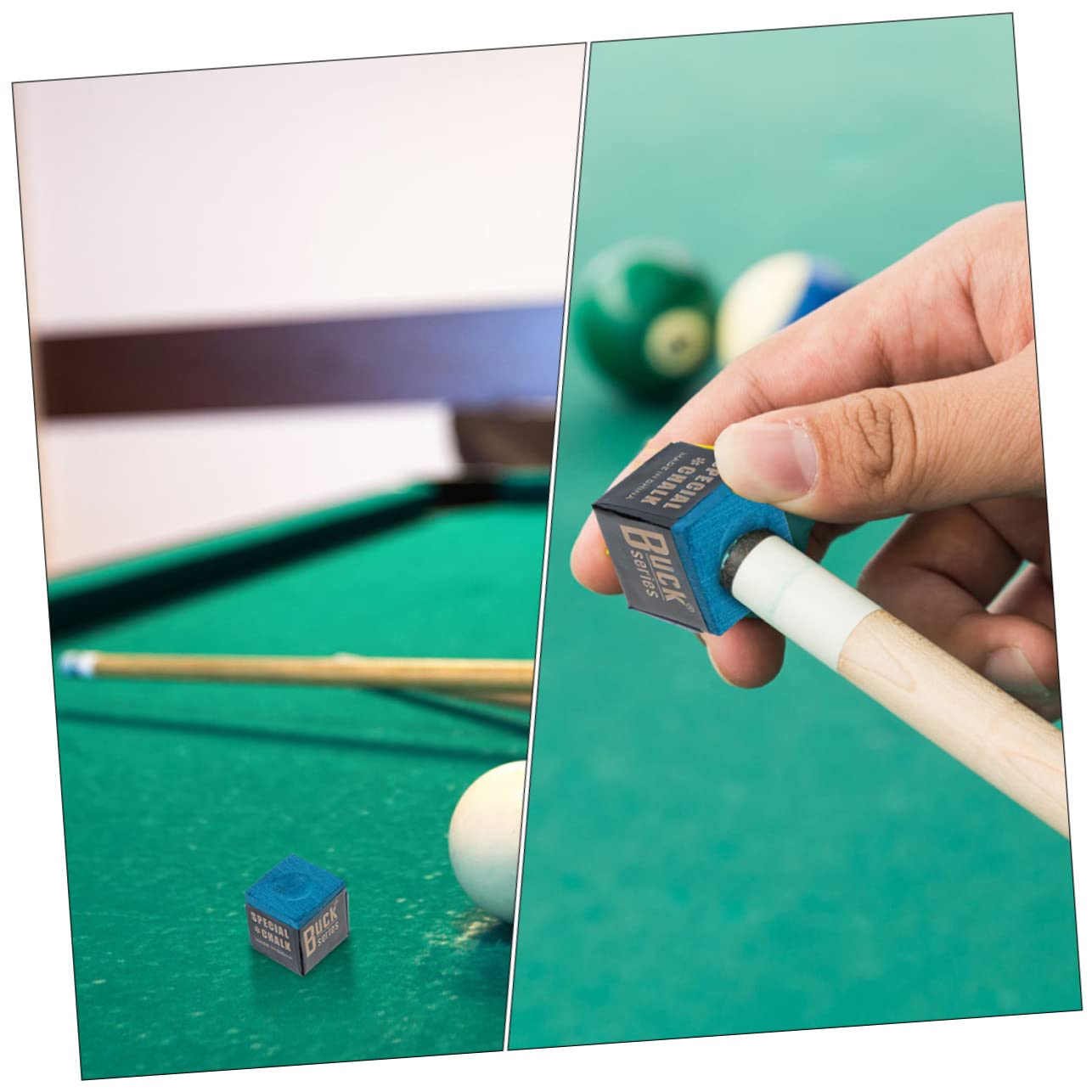 Premium CORHAD Pool Cue Chalk - 24pcs High-Grade Billiard Chalk Cubes for Smooth Shots | Non-Skid Pool Table Accessories | Perfect for Professional Play & Home Game Rooms