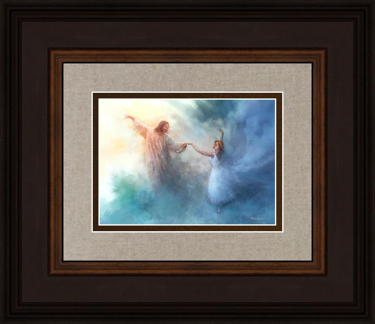 A Pas De Deux By Yongsung Kim - Ballet Dance Art Print - Elegant Wall Decor for Home, Office & Dance Studios