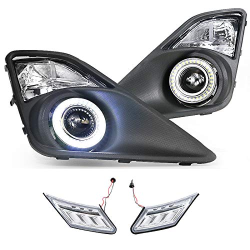 2012-2016 Scion FR-S GT86 LED Fog Lights, Corner Lights & Side Markers Combo Kit - Bright White DRL Daytime Running Lights for Enhanced Visibility & Style - Perfect for Night Driving, Car Shows & Custom Builds